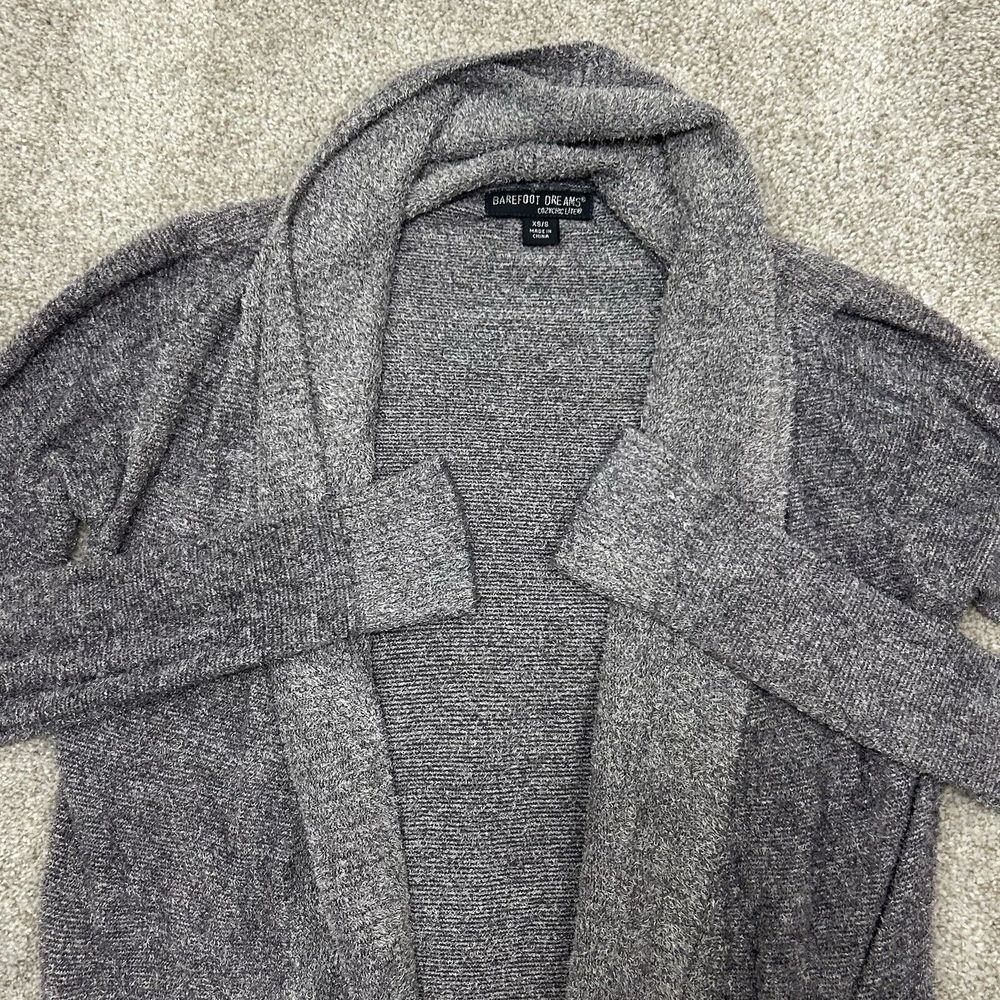 Barefoot Dreams CozyChic Lite Women's XS/S Lounge Cardigan Soft Long Sleeve READ